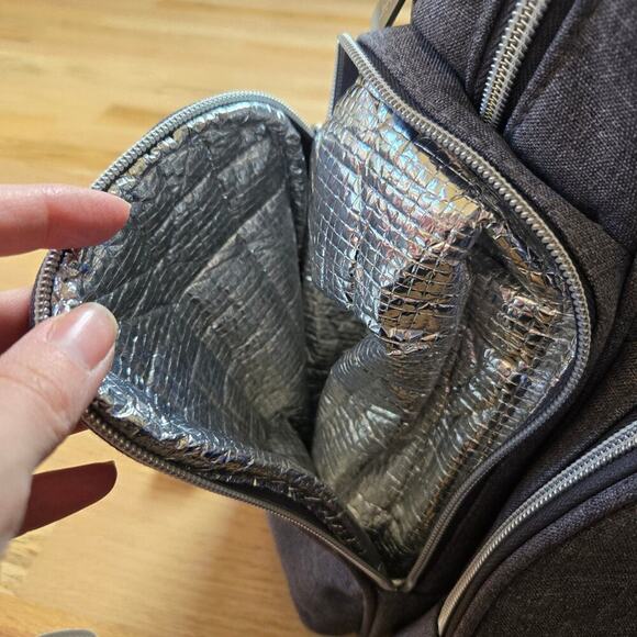 Ergobaby Anywhere I Go Diaper Bag Backpack, Grey - Picture 9 of 15